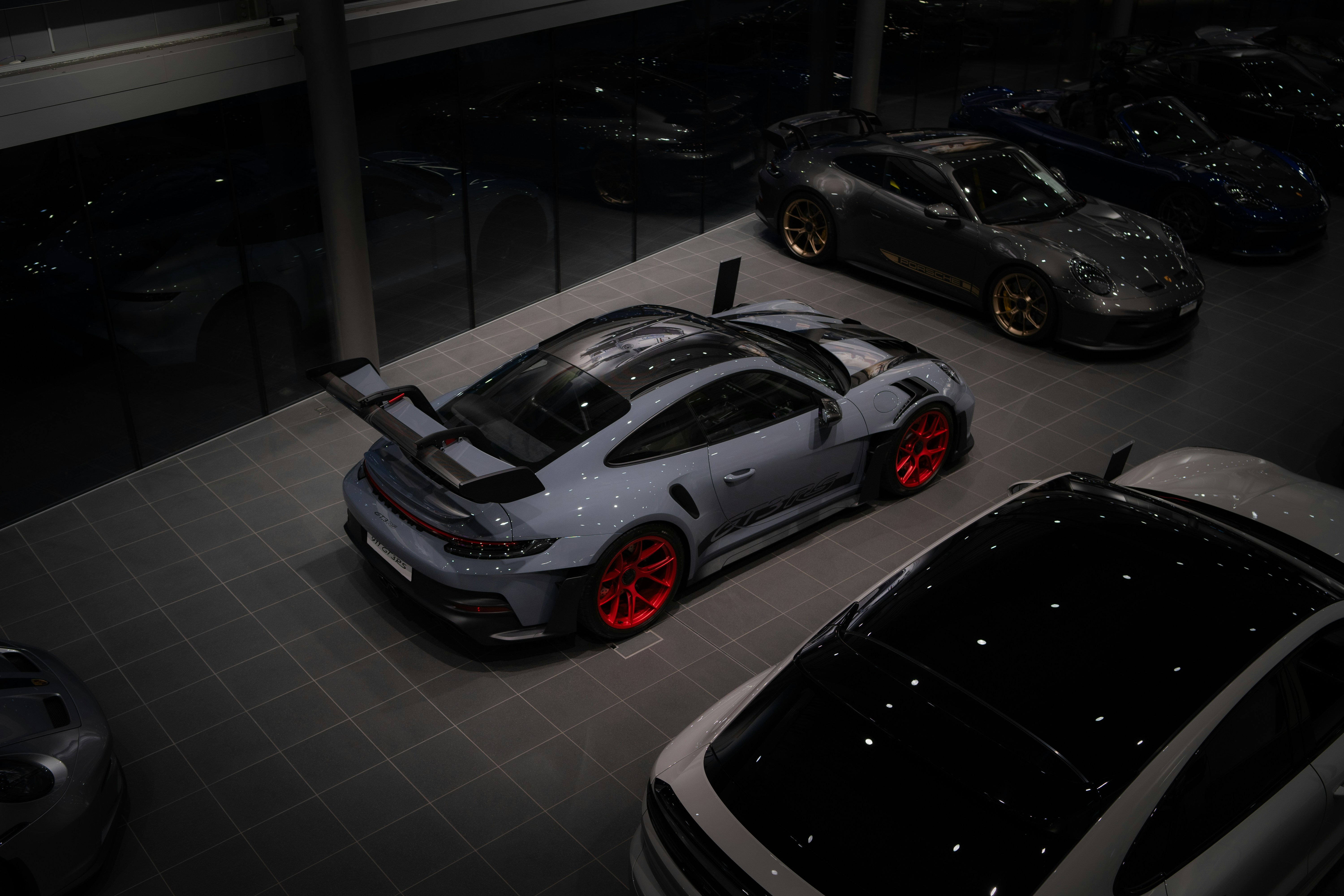 Luxury vehicle showroom display